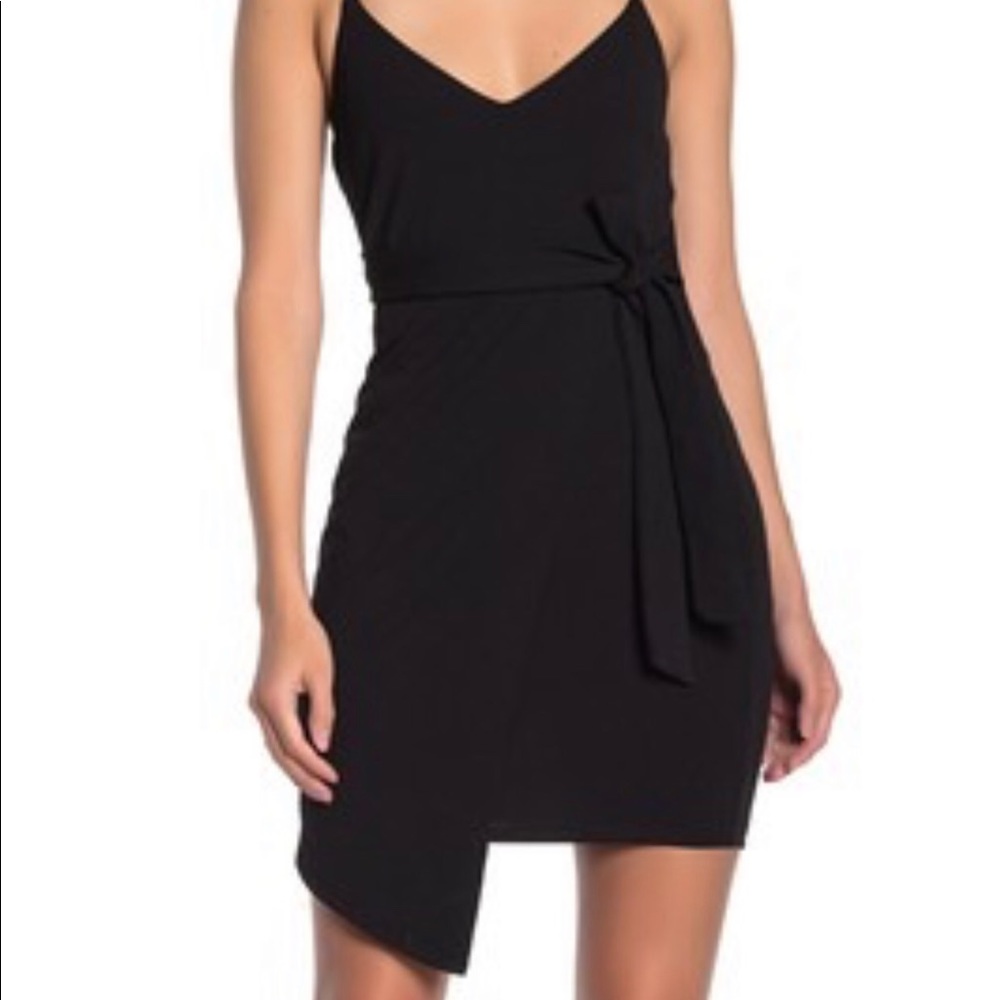 Black mini dress